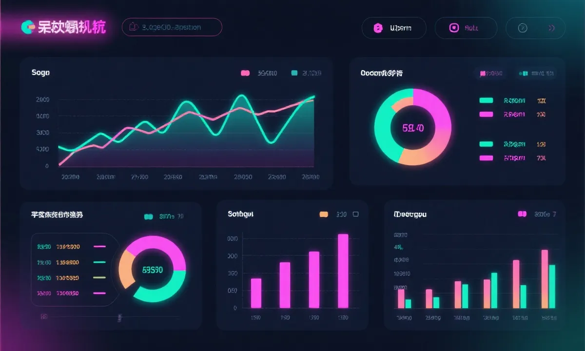 数据看板示意图